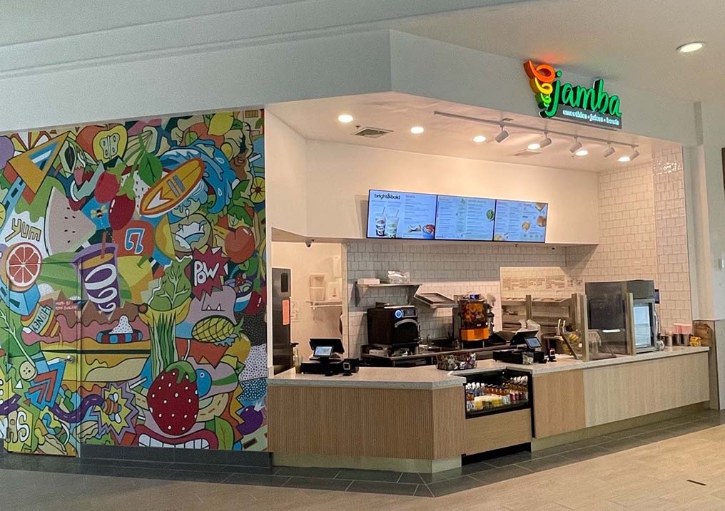 Jamba Juice counter